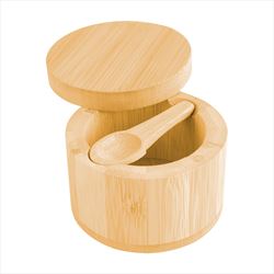 HH75087 Bamboo Salt Cellar With Custom Imprint